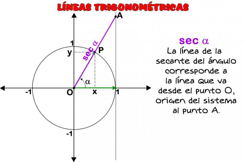 Presentación LÍNEAS TRIGONOMÉTRICAS 10º Secundaria trigonometría