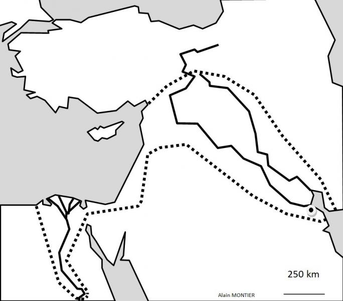 Présentation 66 imagen carte du croissant fertile à compléter 6ème