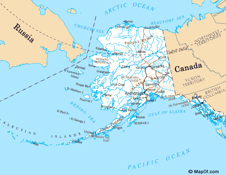 Map Of Siberia And Alaska Imprimer Test: Discovering The Americas ()