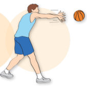 Print Matching Columns Game: tipos de pases baloncesto (D) (11º secundaria  - educacion fisica)