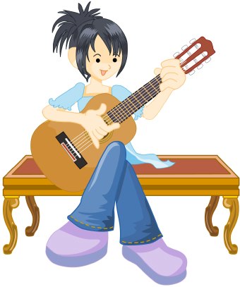 she play the guitar