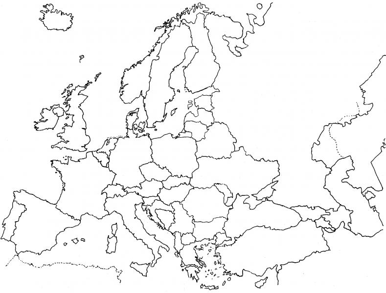 kolonie Niet genoeg Vruchtbaar Imprimer Carte Interactive: Landen van Europa (europa - kaart - landen -  landen europa)