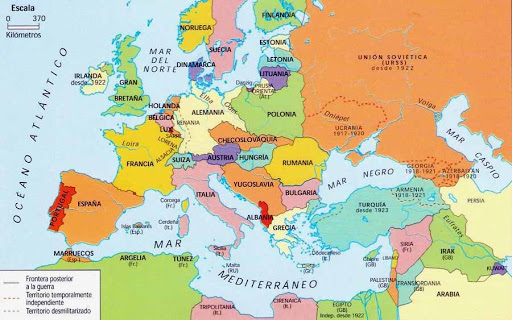 Print Map Quiz: Países aliados (segunda guerra mundial)