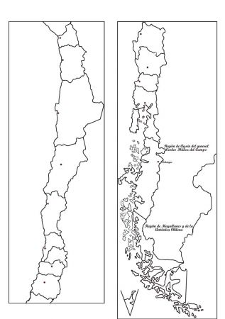 Imprimir Mapa Interactivo Pueblos Originarios De Chile Escribe El Nombre Del Pueblo Originario En Su Correcta Ubicacion Geografica