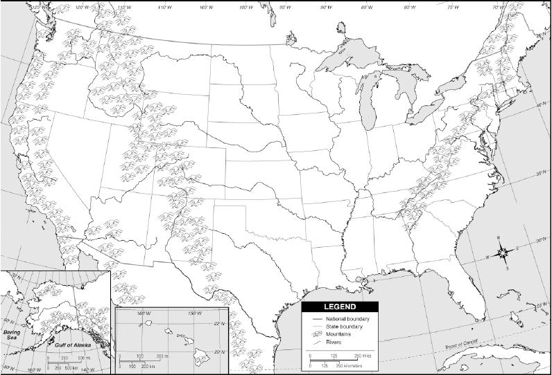 print map quiz us8 phisical map usa physical