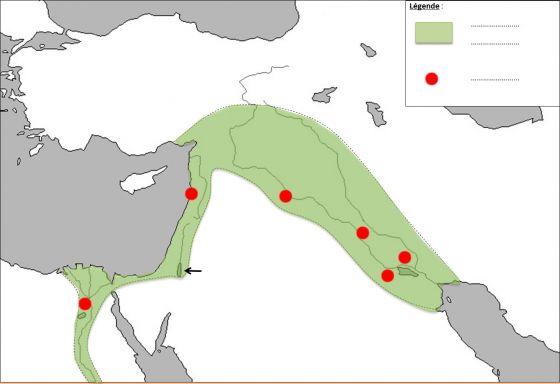 Arriba 65+ imagen carte de l'orient ancien 6ème fr.thptnganamst.edu.vn