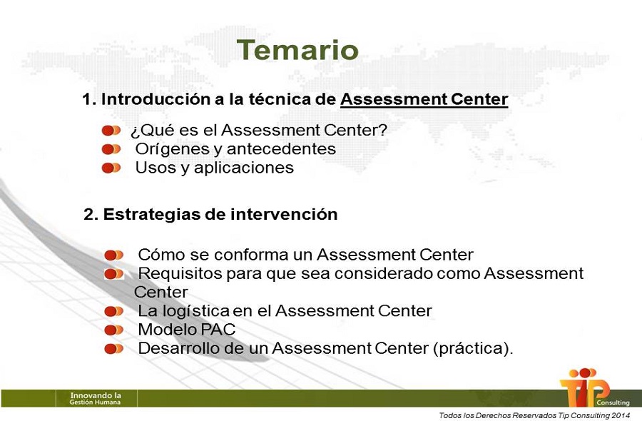 Slideshow: Assessment Center ()