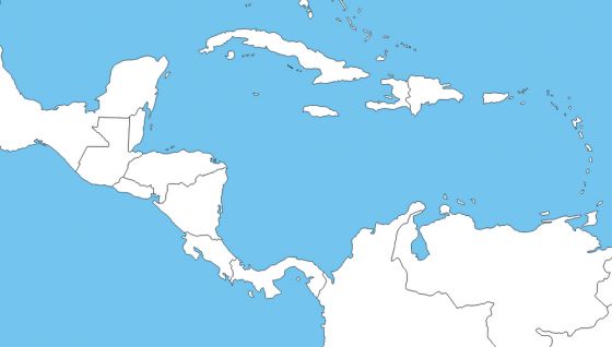 Retocar Mayordomo ansiedad Imprimir Mapa Interactivo: CAPITALES DE AMÉRICA CENTRAL Y EL CARIBE  (capitales - américa central)