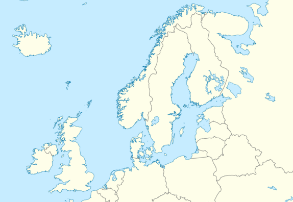 Print Map Quiz: Pohjoismaat ja Baltia (map)