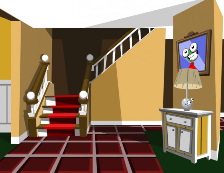 Print Crossword Puzzle: Parts of the House ()