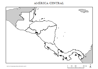 Uganda Brillar Ecología Imprimir Mapa Interactivo: América Central Itsmica (geografía)